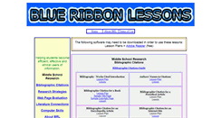 Desktop Screenshot of blueribbonlessons.com